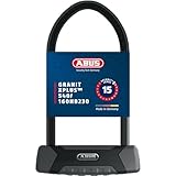 ABUS Bügelschloss Granit XPlus 540 + USH-Halterung - Fahrradschloss mit 13 mm starkem Bügel und XPlus Zylinder - ABUS-Sicherheitslevel 15-230 mm Bügelhöhe*